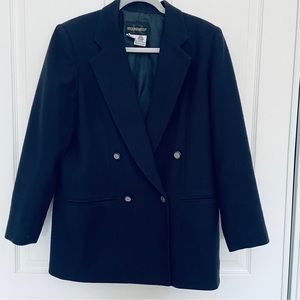 Requirements double breasted purple blazer 100% pure new wool size 8